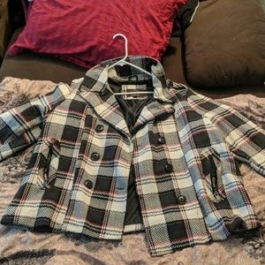 🖤Plaid Peacoat🖤